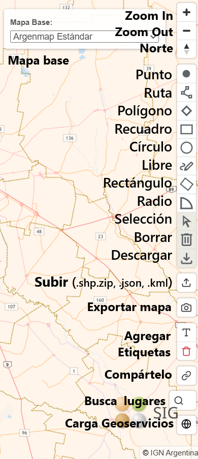 Herramientas del visor